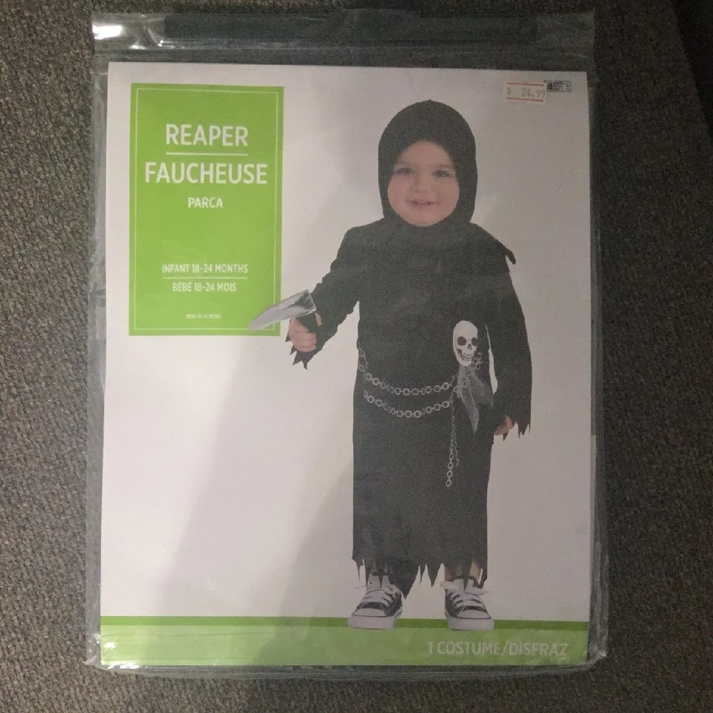 Reaper Faucheuse Kids Costume - Black